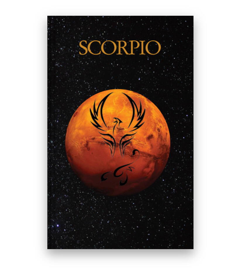 Scorpio, notebook, journal, astro, zodiac, mars