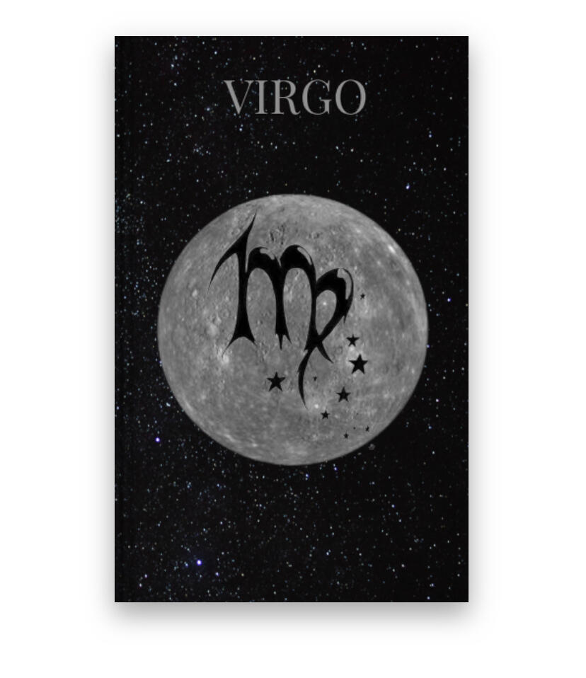 virgo, astro, notebook, journal, zodiac, mercury