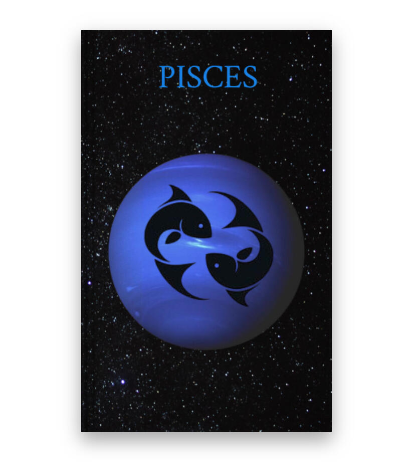Pisces, astro, notebook, journal, zodiac, neptune
